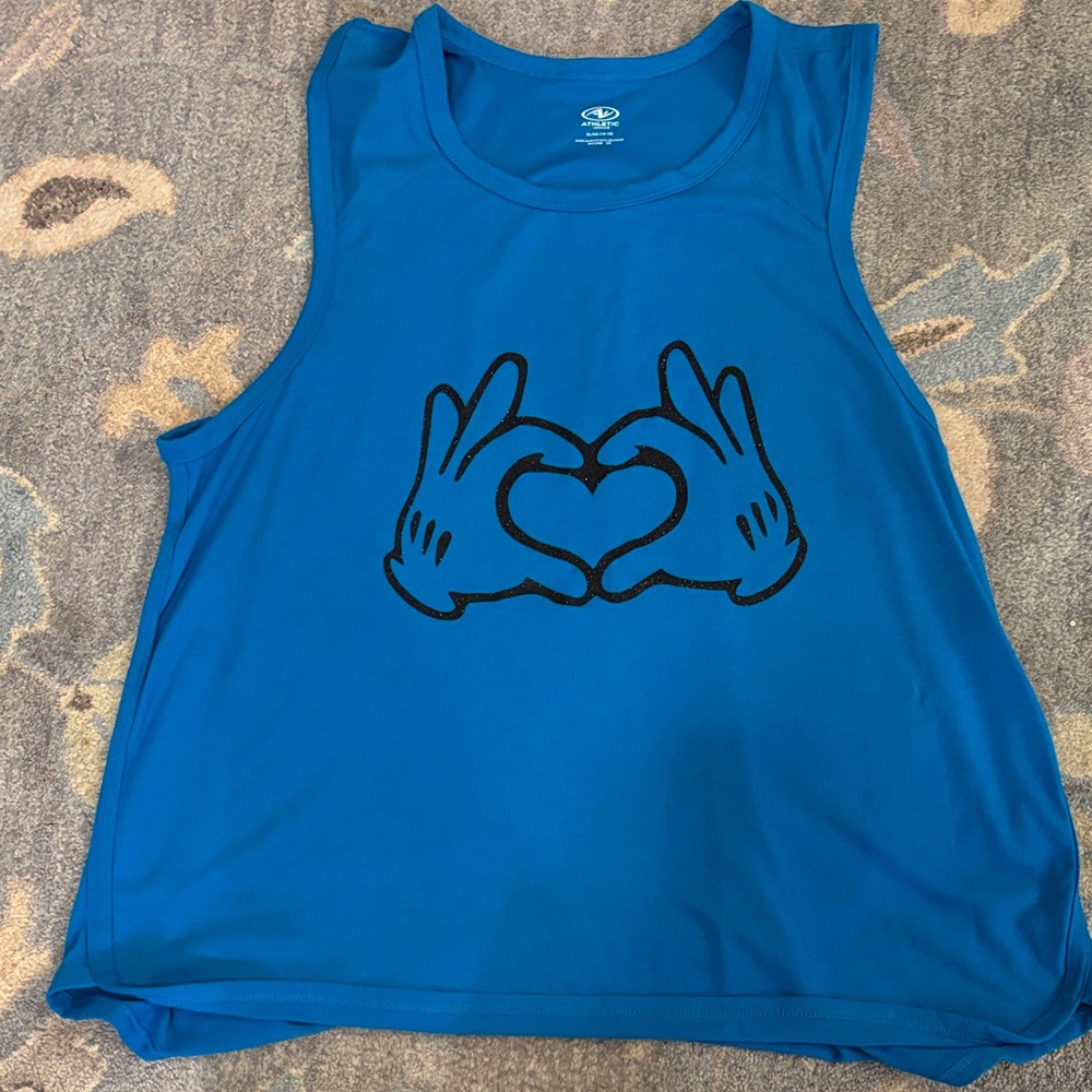 Mickey Mouse hands decorated Sports Tank